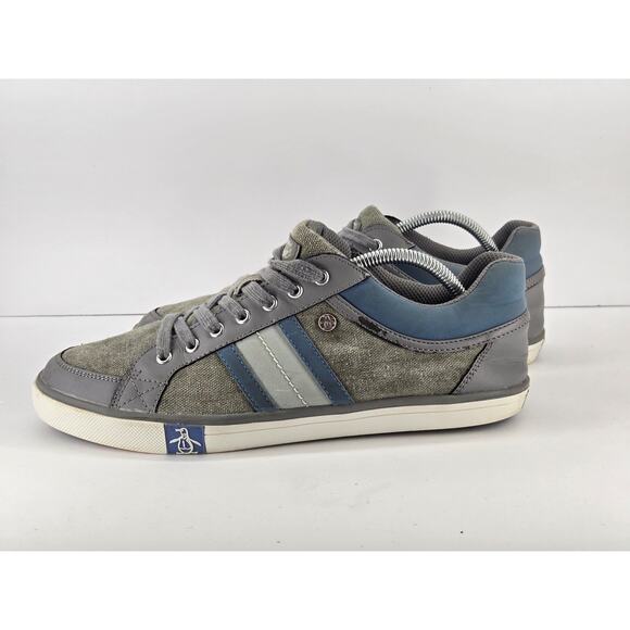 Penguin Court PCOU100-6 Mens Size 10 | Gray Preppy Casual Sneakers - Picture 1 of 8